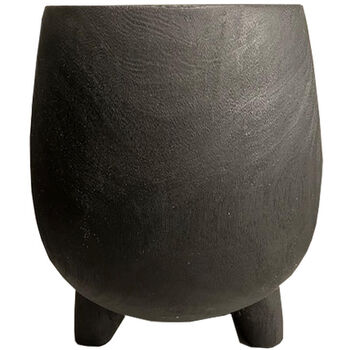 Kruk hout op pootjes zwart