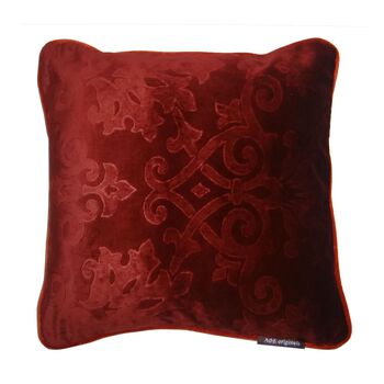 Kussen AJ Orginals bordeaux velvet baroque