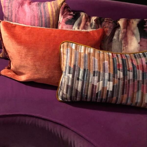 Kussen AJ Orginals multi stripe small