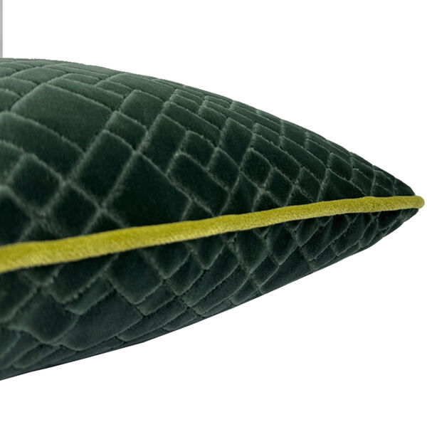 Kussen AJ Orginals Ruit velvet - green - 40x60 cm