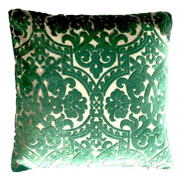 Kussen AJ Originals flower groen