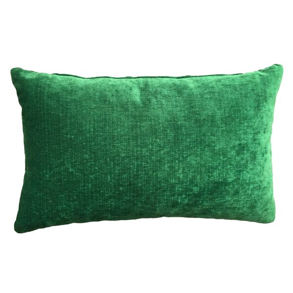 Kussen AJ Originals groen met luxe bloemenprint