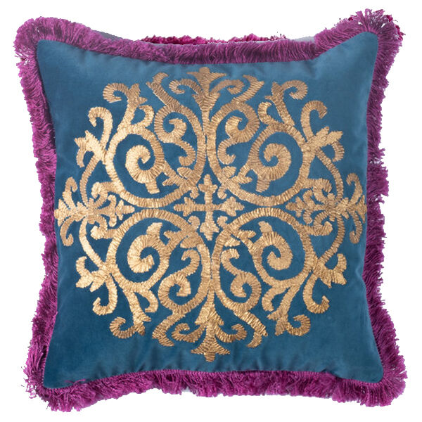 Kussen Byzantijn Blue Royale