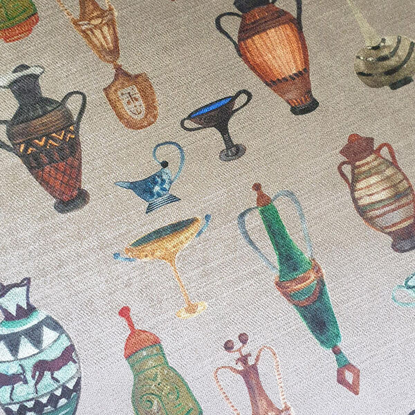 Kussen pottery  velours -  35x50 cm - Est 1966
