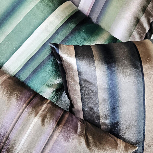 Kussen stripe green velours -  50x50 cm - Est 1966