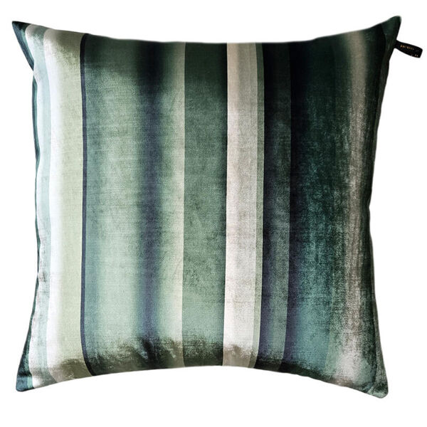 Kussen stripe green velours -  50x50 cm - Est 1966