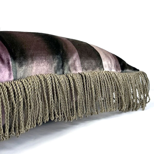 Kussen stripe multi mixed velours - 30x80 cm - Est 1966