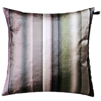 Kussen stripe multi mixed velours -  50x50 cm - Est 1966