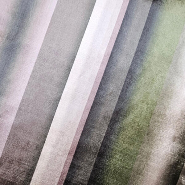 Kussen stripe multi mixed velours -  50x50 cm - Est 1966