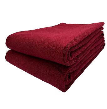 Lina handdoek bordeaux 100x150 cm
