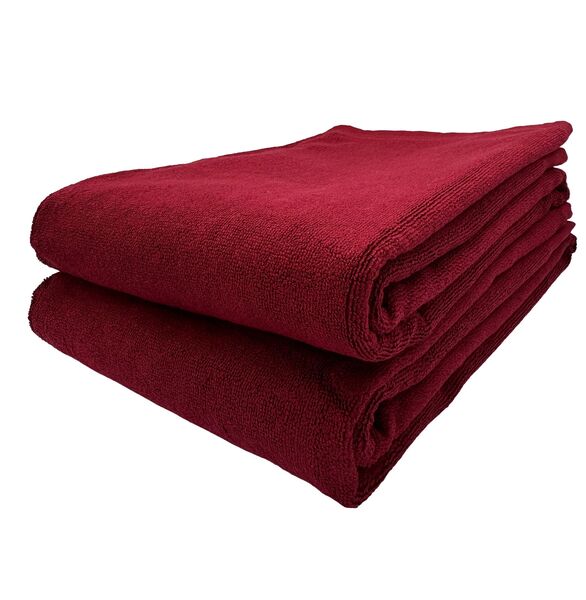 Lina handdoek bordeaux 100x150 cm