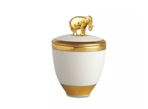 l'objet Elephant candle white