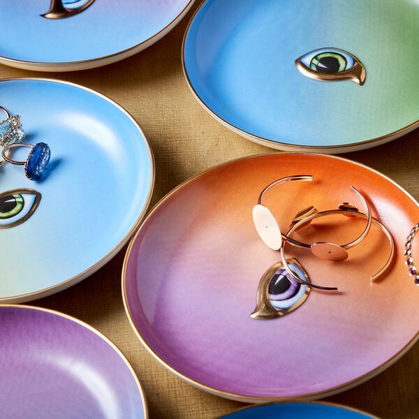 L'objet Lito-Eye set of 4 Cocktail Plates