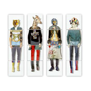 Love Who You Want Set van 4 onderzetters - by Christian Lacroix