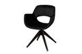 Maddox armstoel fluweel avignon 699 - Black