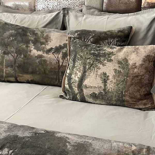 Manosque sprei- En fil d'indienne - lichen  140x250 cm