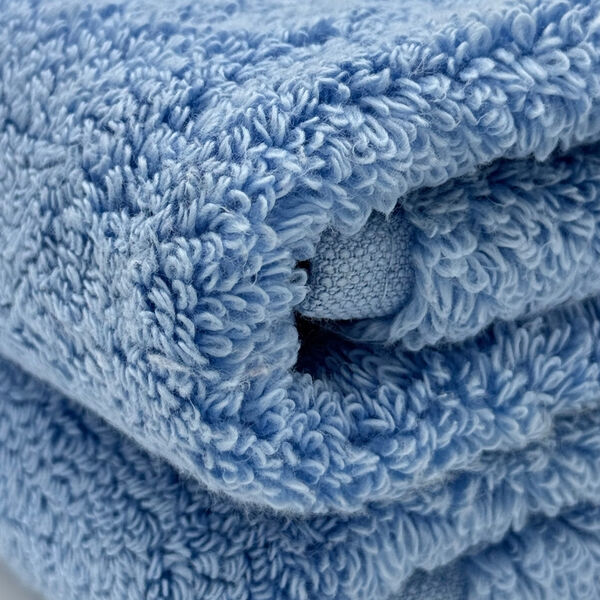 Max handdoek blauw 50x70 cm - set van 4
