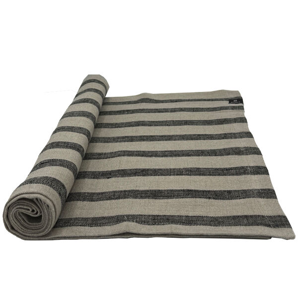 Maya loper stripe black 40 x 140