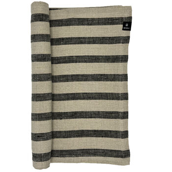 Maya loper stripe black 40 x 140