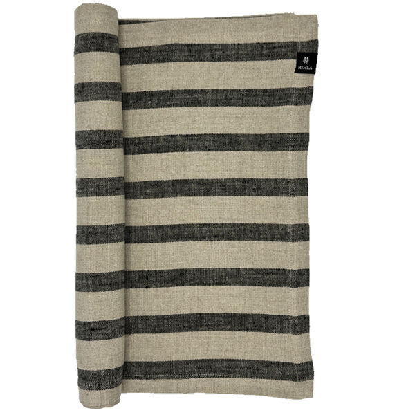 Maya loper stripe black 40 x 140