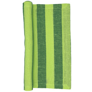Maya loper stripe grass/green 40 x 140
