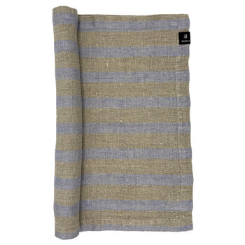 Maya loper stripe linblomma 40 x 140