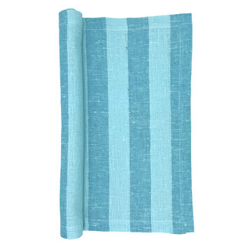 Maya loper stripe turquoise/darkturquoise 40 x 140