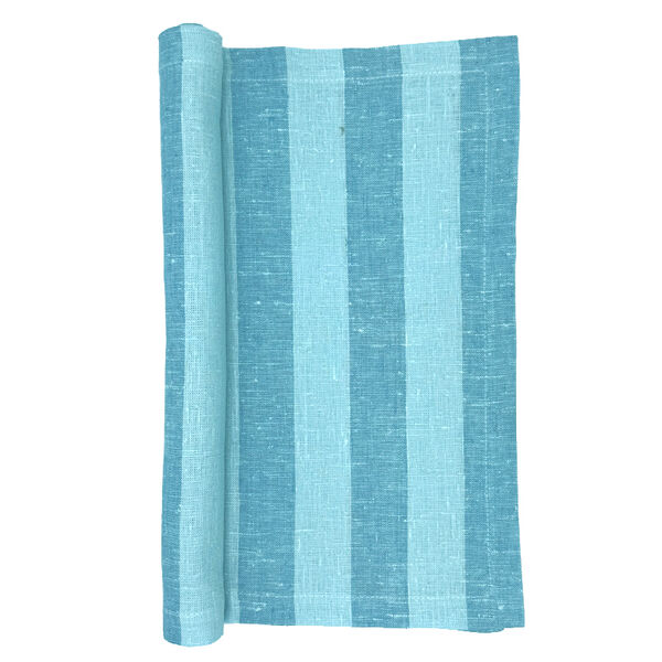 Maya loper stripe turquoise/darkturquoise 40 x 140