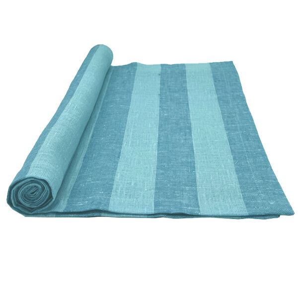 Maya loper stripe turquoise/darkturquoise 40 x 140