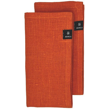 Maya servet mandarine set van 2