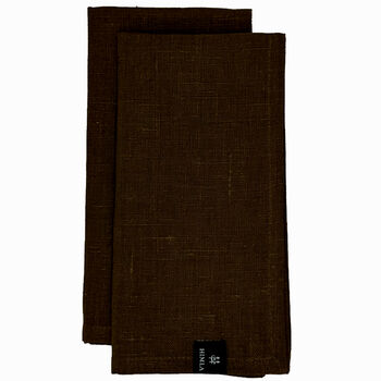 Maya servet mocca set van 2