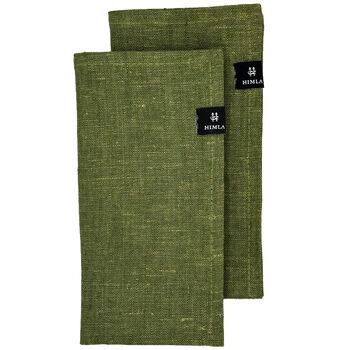 Maya servet moss set van 2