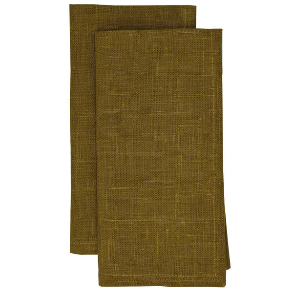 Maya servet ochre set van 2