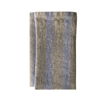 Maya servet stripe linblomma - set van 2