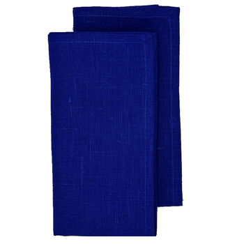 Maya servet ultra marine set van 2