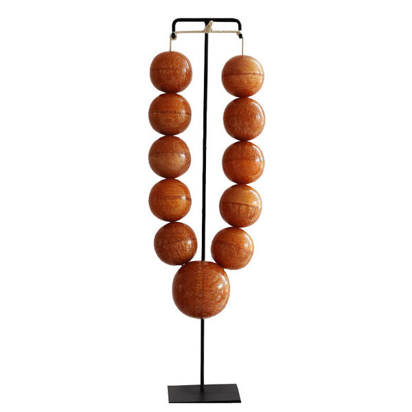 Necklace on Stand Orange