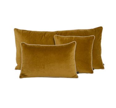 New Delhi kussen fluweel gold 55x110  cm