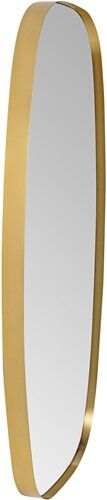 Nibbles spiegel large brushed brass 