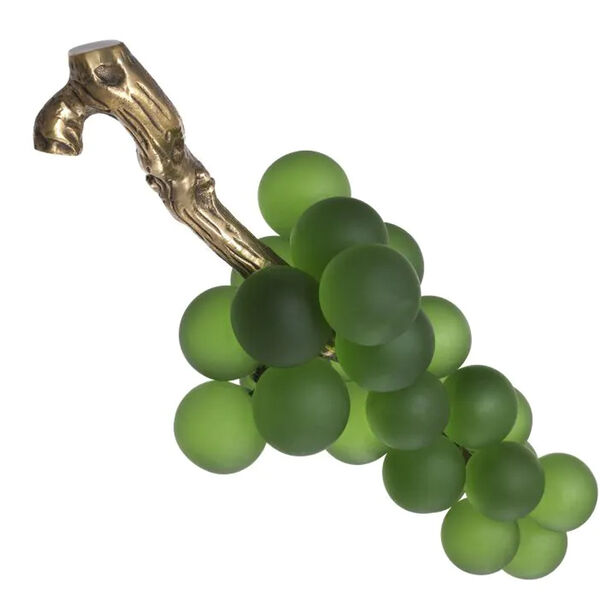 Object French Grapes green brass finish