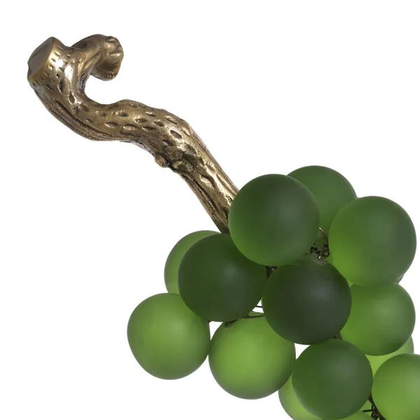 Object French Grapes green brass finish