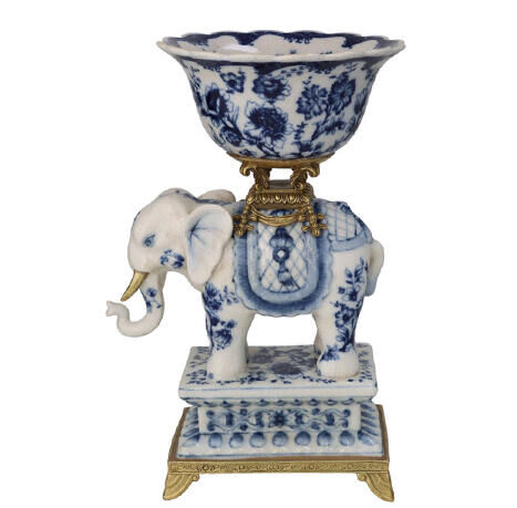 Olifant schaal keramiek
