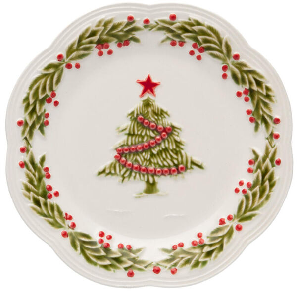 Ontbijtbordje  Christmas - Bordallo Pinheiro - set van 4