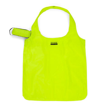 Opvouwbare tas fluo yellow