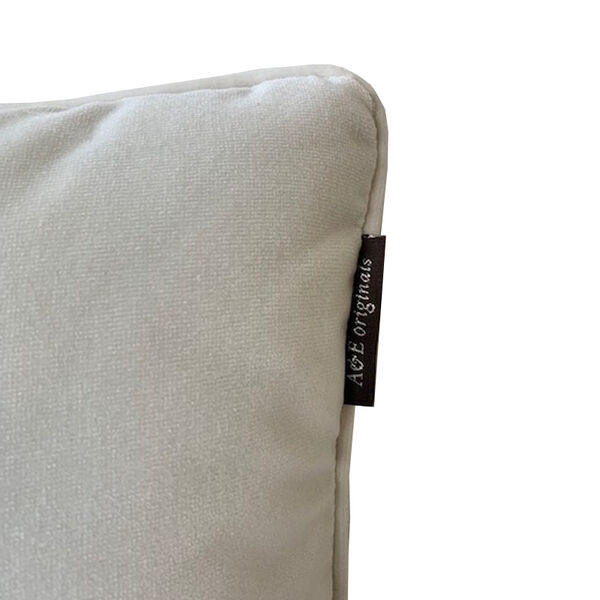 Outdoor kussen Sunrise velvet offwhite 40x40 AJ Originals