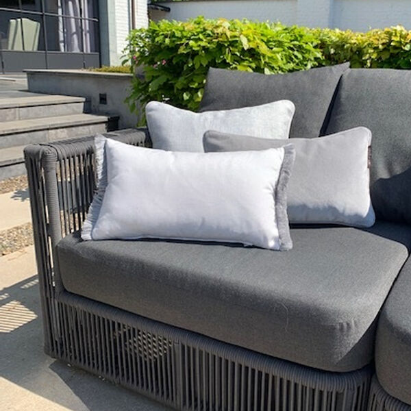 Outdoor kussen Sunrise velvet taupe 40x40 AJ Originals