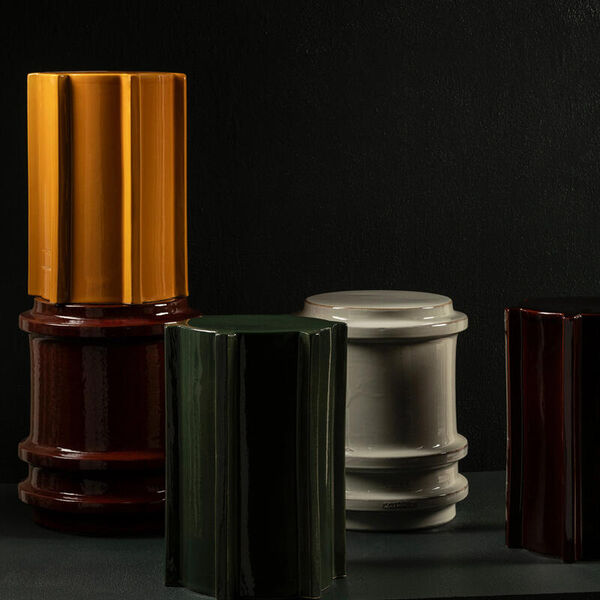 Pawn bijzettafel dark red