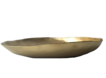 Platter large brass