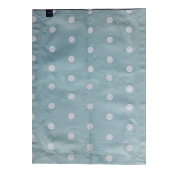 Polka placemat mint set van 2