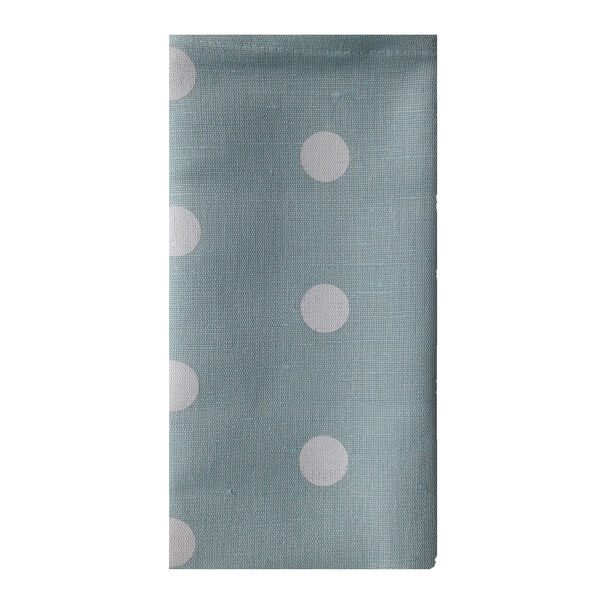 Polka servet mint set van 2