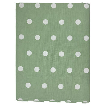 Polka tafelkleed pistachio